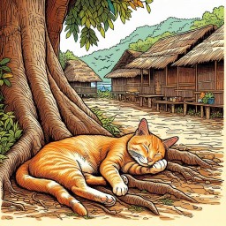 The Very Lazy Cat