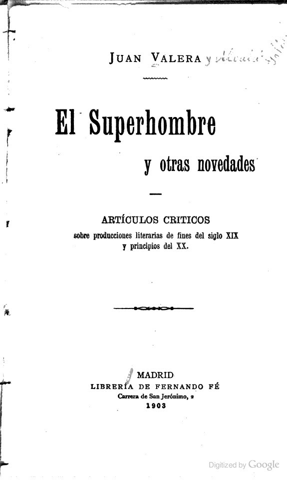El Superhombre y otras novedades
