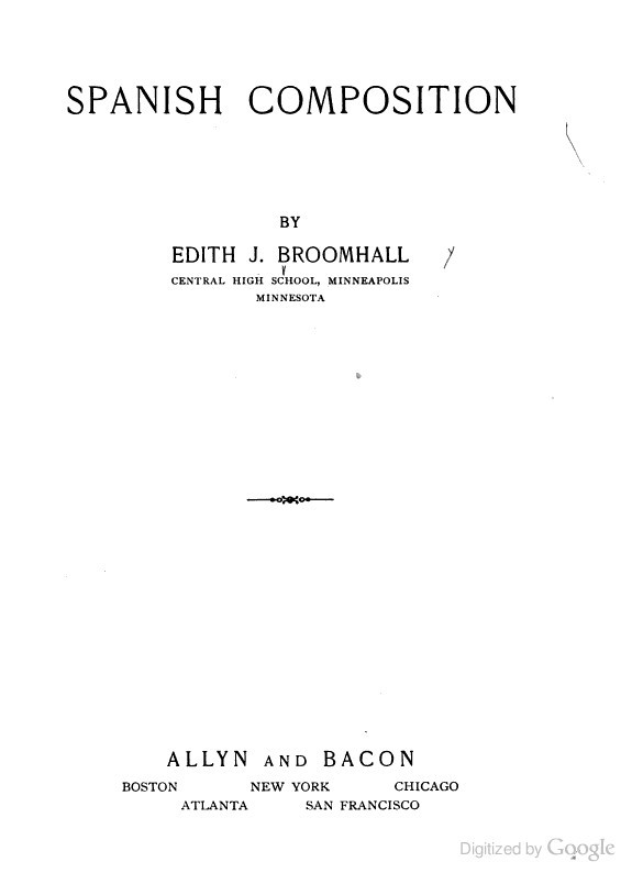 Spanish Composition
