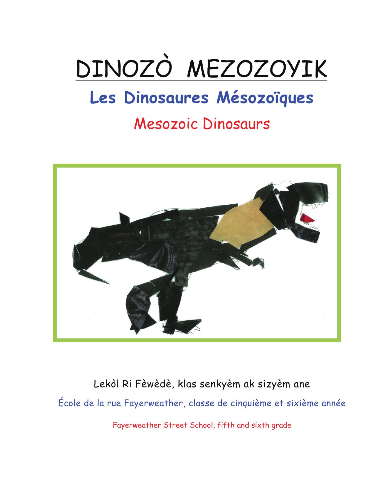 Dinozo Mezozoyik