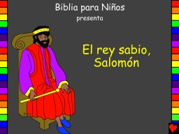 22 El Rey Sabio, Salomón